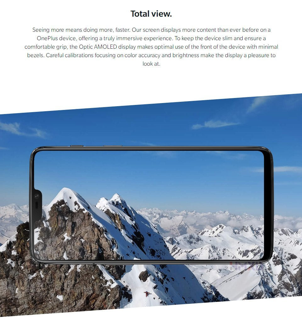 Oneplus 6 6GB/8GB RAM 64GB/128GB/256GB ROM 6.28"